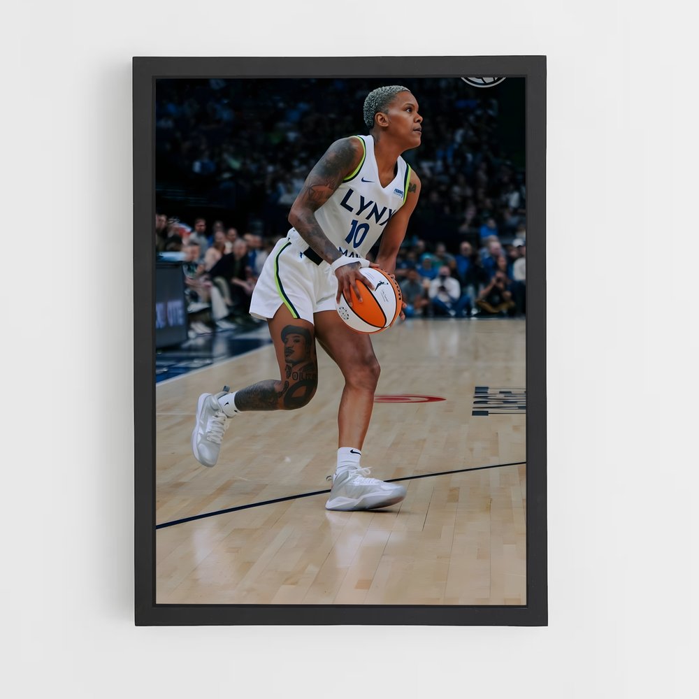 Poster Courtney de williams – affiche Basketball (vue 2)